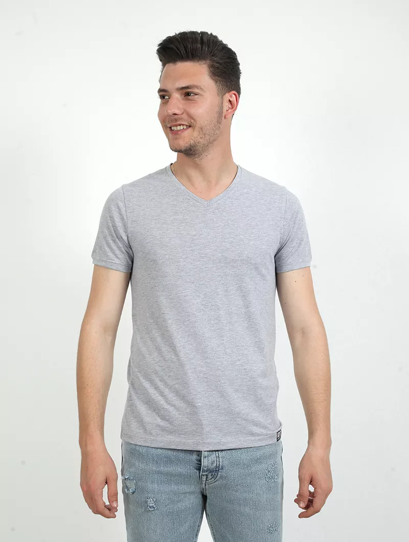 Tee shirt basique col V